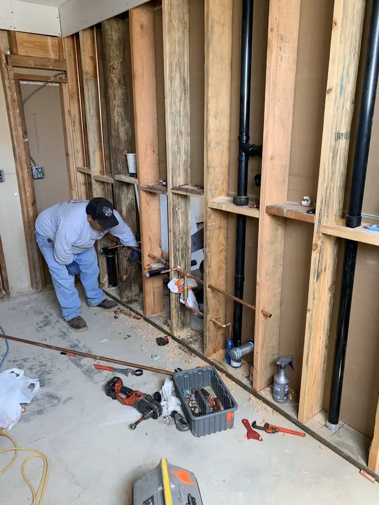 Commercial rough-in plumbing for Gas Line Repair in Milesburg